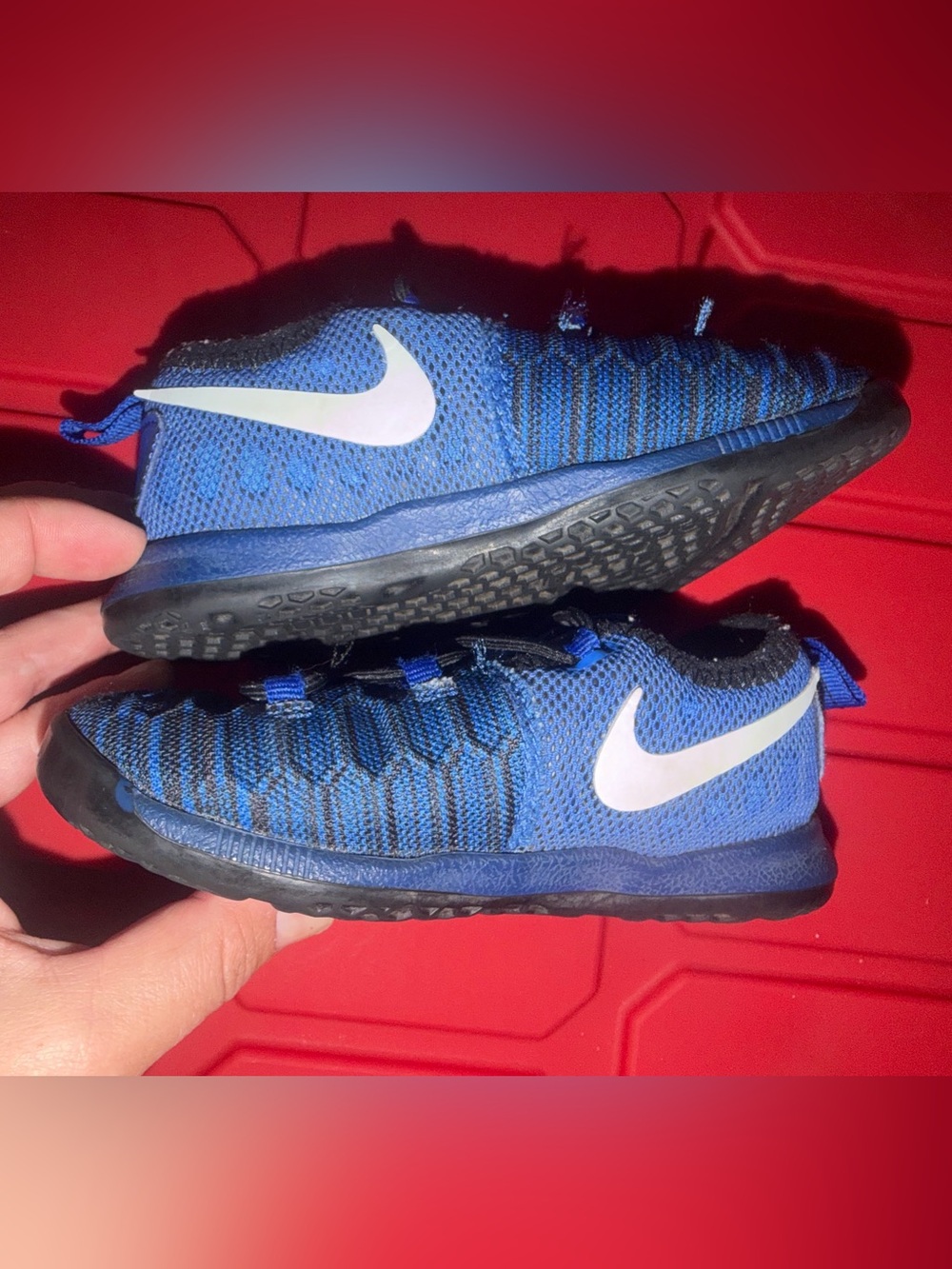 Nike KD Durant Blue Basketball Sneakers Toddler Size 8C